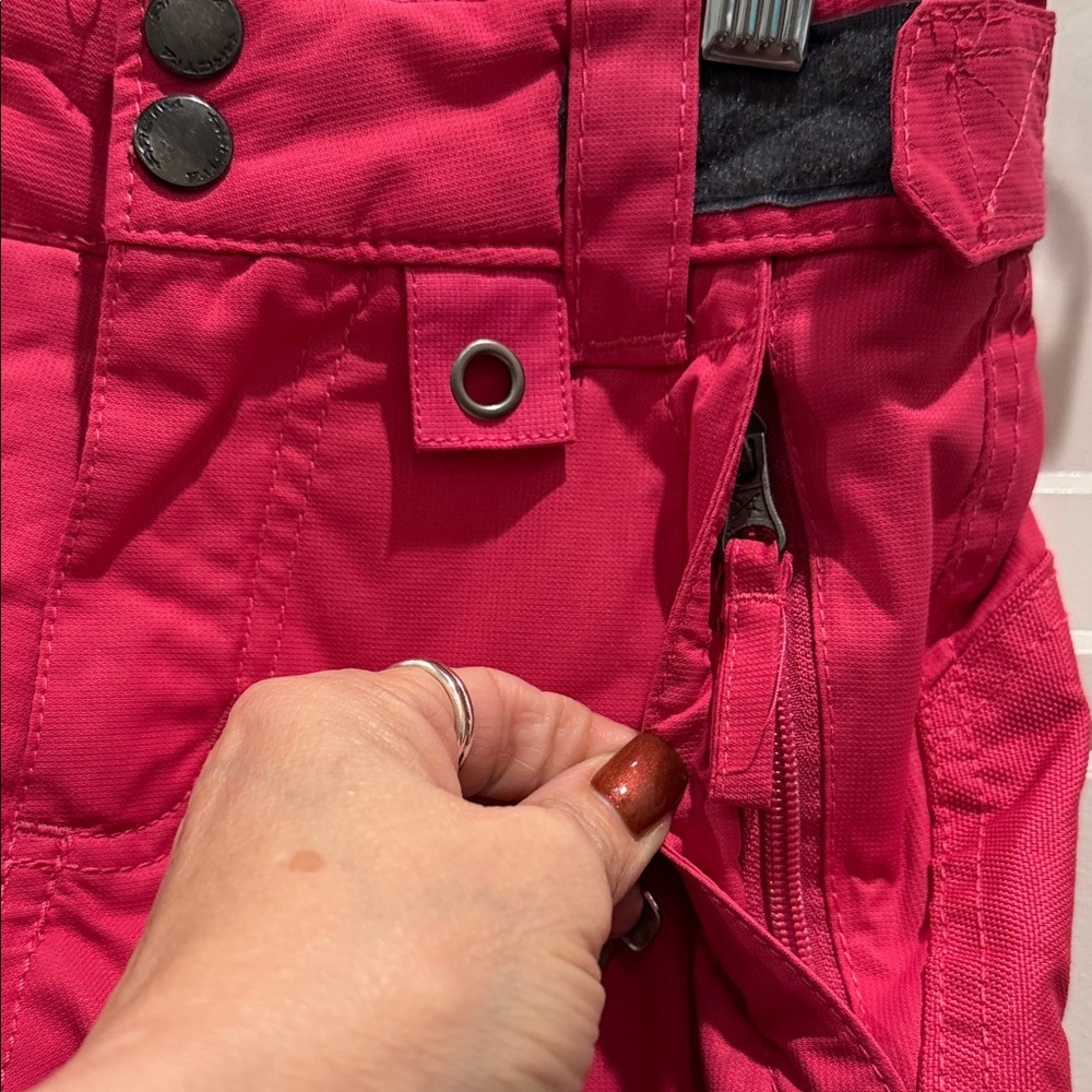 Arctix Kids Dark Pink Snow Pants - Picture 7 of 10